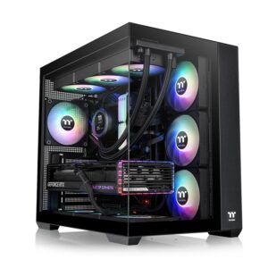 Thermaltake View 380 TG ARGB ATX PC Case-Black