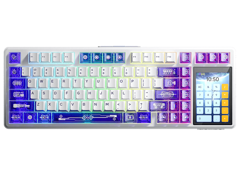 Aula L99 Tri-mode Caramel Latte Switch Mechanical Keyboard