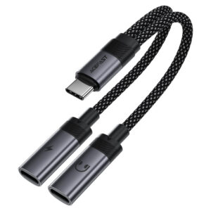 Acefast J14 USB-C 2-in-1 Charging Audio Adapter