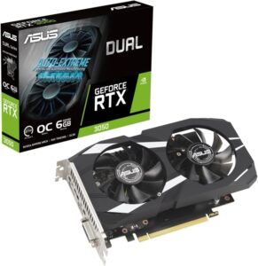 ASUS Dual GeForce RTX 3050 6GB OC Graphics Card
