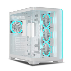 Ant Esports Crystal ARC Gaming Case-White