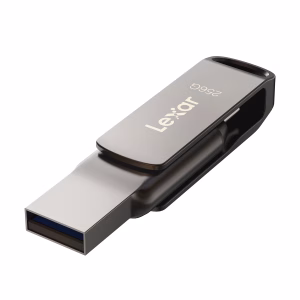 Lexar 256GB Dual Drive D400 USB 3.2 Flash Drive