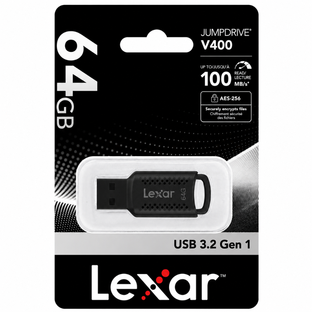 Lexar JumpDrive V400 64GB USB 3.2 Flash Drive