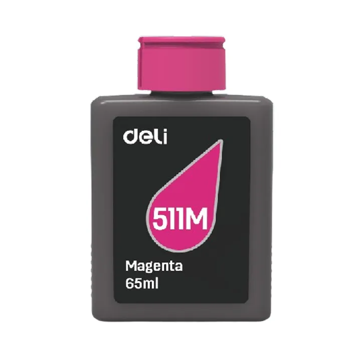 DELI 511M Magenta Ink Bottle 65ml